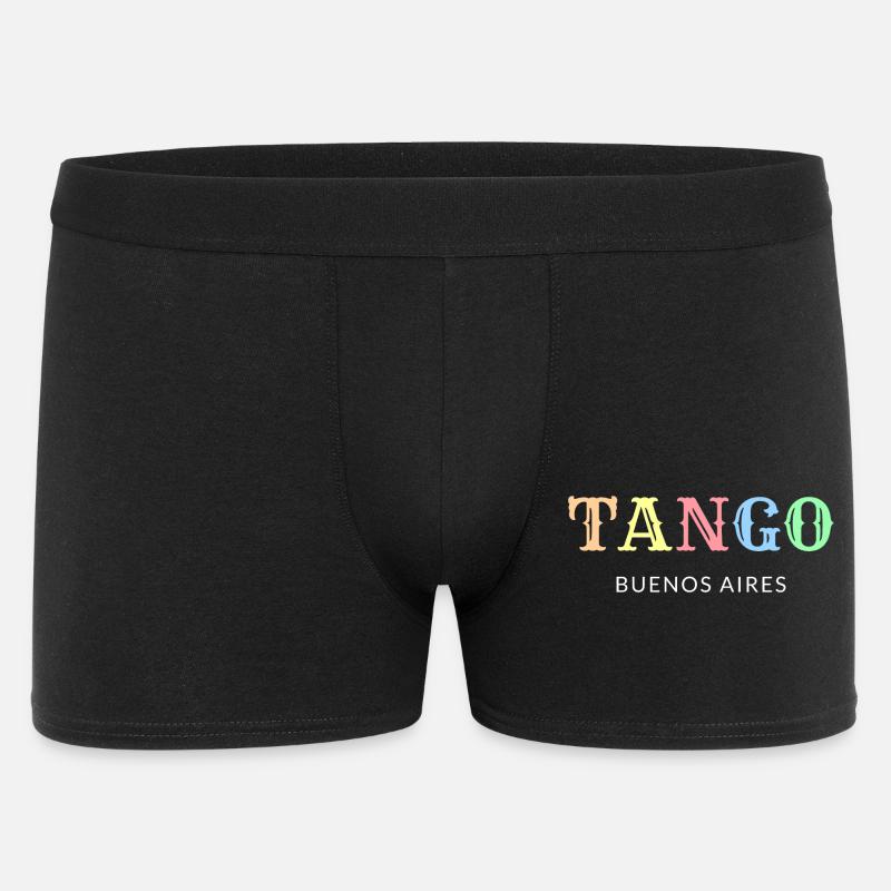 Tango Buenos Aires - Männer Boxer Shorts - Schwarz