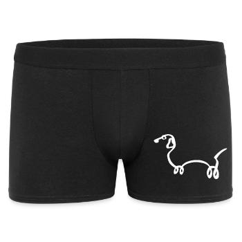 Esquisse du chien blanc - Boxer Homme - noir - Devant