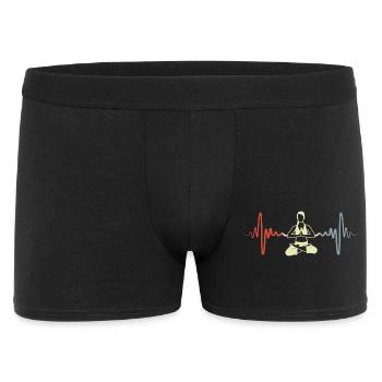 Vintage Yogini Heartbeat - Men's Boxer Shorts - black - Front