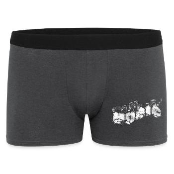 MUSIQUE Typo avec partitions - Boxer Homme - charbon - Devant