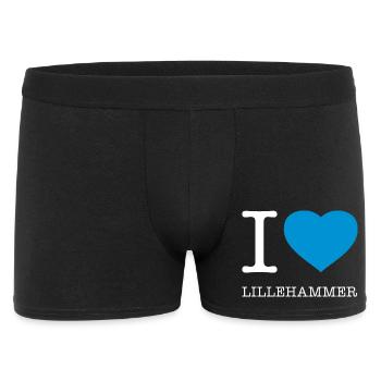 I LOVE LILLEHAMMER - Men's Boxer Shorts - black - Front