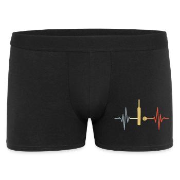 Cricket Palpitations ECG - Men's Boxer Shorts - black - Front