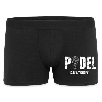 Padel is my therapy - Men's Boxer Shorts - black - Front