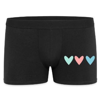 SAINT VALENTIN. EVJF. JE T'AIME. I LOVE YOU. AMOUR - Boxer Homme - noir - Devant