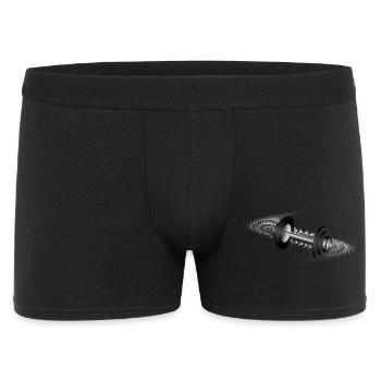 cool dumbbell motif for fitness & gym enthusiasts - Men's Boxer Shorts - black - Front