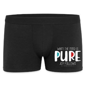 Pure - Men's Boxer Shorts - black - Front