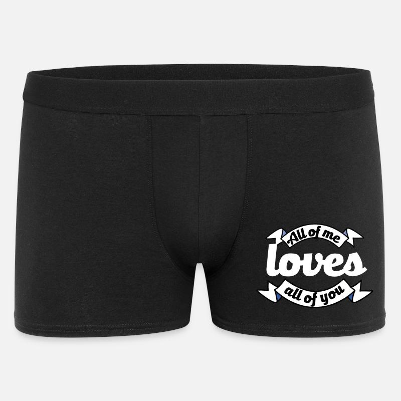 Vous m’aimez tous Proposition Déclaration d’amour - Boxer Homme - noir