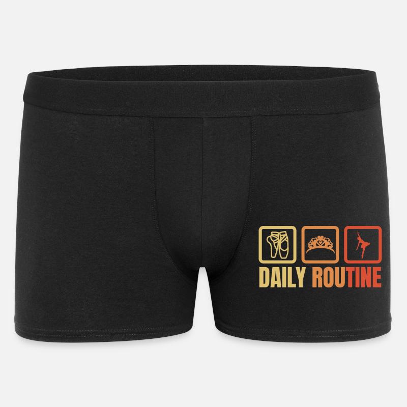 Routine quotidienne de ballet - Boxer Homme - noir