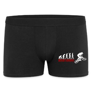 Evolution Mountainbike - Männer Boxer Shorts - Schwarz - Vorne