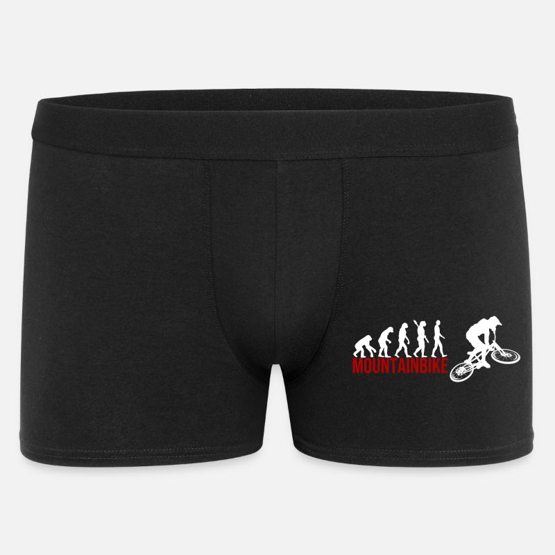 Evolution Mountainbike - Männer Boxer Shorts - Schwarz