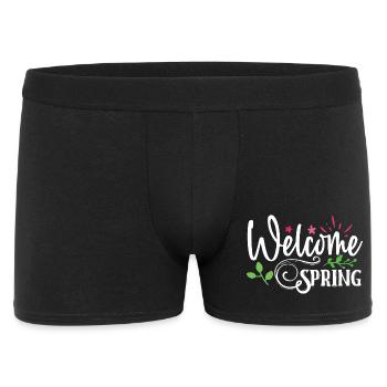 Welcome Spring - Men's Boxer Shorts - black - Front