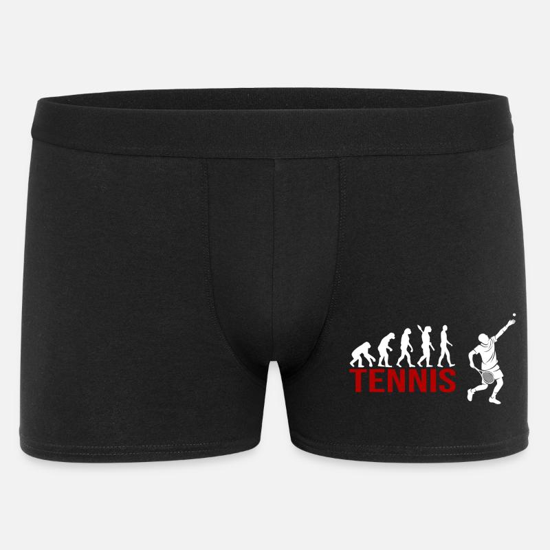 Evolution Tennis - Männer Boxer Shorts - Schwarz