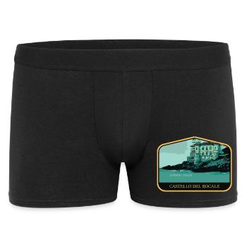 Château de Boccale : Charme toscan côtier - Boxer Homme - noir - Devant