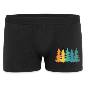 Cadeau rétro Forest Ranger - Boxer Homme - noir - Devant