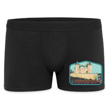 Château de Saumur, Vallée de la Loire - Boxer Homme - noir - Devant