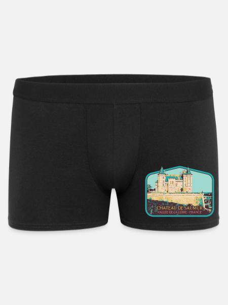 Château de Saumur, Loire Valley - Men's Boxer Shorts - black