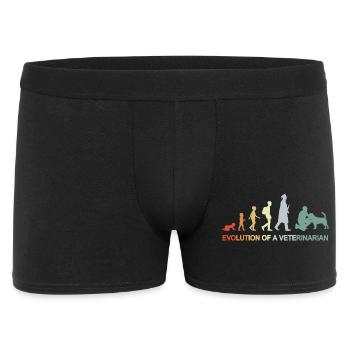 Development from child to veterinarian - Men's Boxer Shorts - black - Front