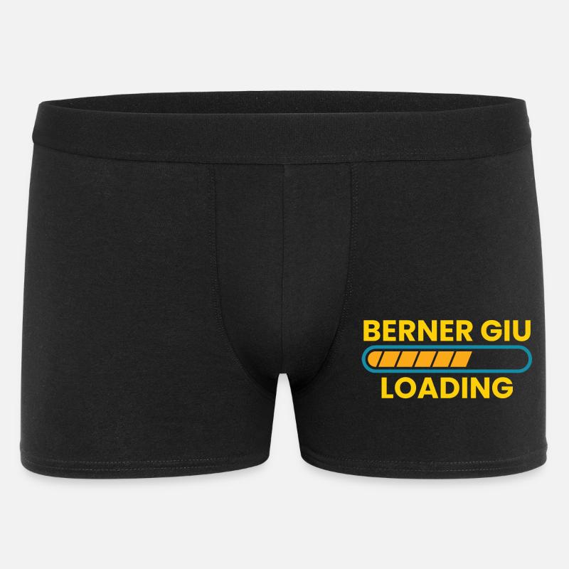 Berner Giu Loading Bern - Männer Boxer Shorts - Schwarz