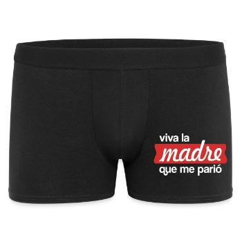 Long live the mother who gave birth to me (dark) - Men's Boxer Shorts - black - Front