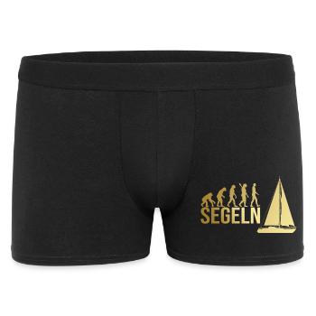 Evolution Segeln - Männer Boxer Shorts - Schwarz - Vorne