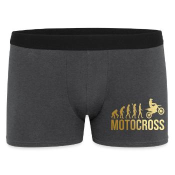 Evolution Motocross - Männer Boxer Shorts - Anthrazit - Vorne