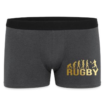 Evolution Rugby - Männer Boxer Shorts - Anthrazit - Vorne