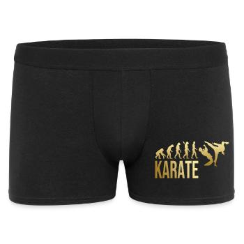 Evolution Karate - Männer Boxer Shorts - Schwarz - Vorne