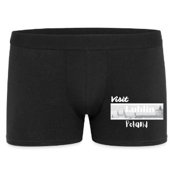 Visit Lublin Poland - Men's Boxer Shorts - black - Front