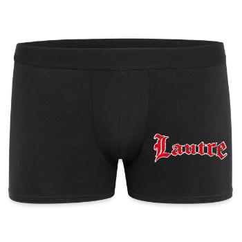 Lautre Kaiserslautern Pfälzer - Männer Boxer Shorts - Schwarz - Vorne