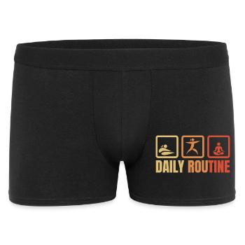 Daily Yoga Routine - Men's Boxer Shorts - black - Front