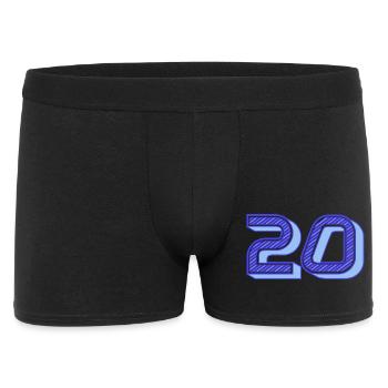 20. 20 YEARS. 20th ANNIVERSARY. 20 YEARS ANNIVERSARY. - Men's Boxer Shorts - black - Front