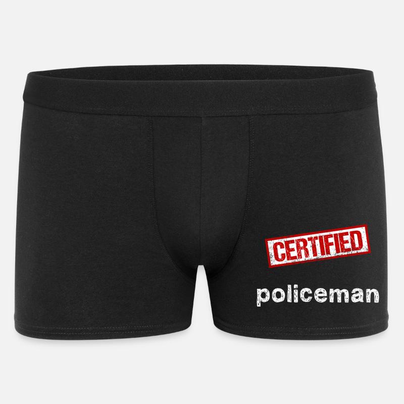 Policier - Boxer Homme - noir