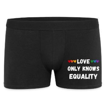 Love only knows equality - Men's Boxer Shorts - black - Front
