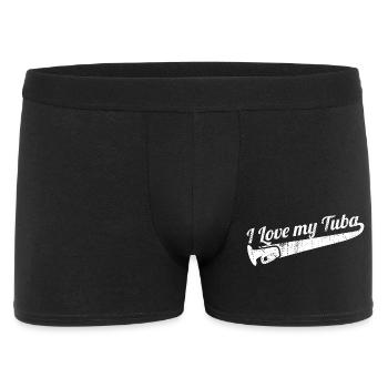 J’adore mon tuba - Boxer Homme - noir - Devant
