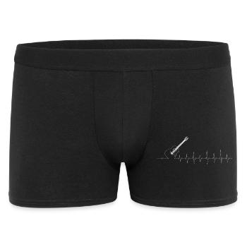 Guitar Pulse Silhouette - Men's Boxer Shorts - black - Front
