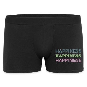 Lettres pastel du Trio du Bonheur - Boxer Homme - noir - Devant
