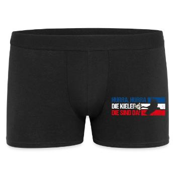 Kiel Fußball - Männer Boxer Shorts - Schwarz - Vorne