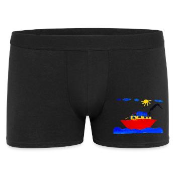 Holiday steamer - Men's Boxer Shorts - black - Front