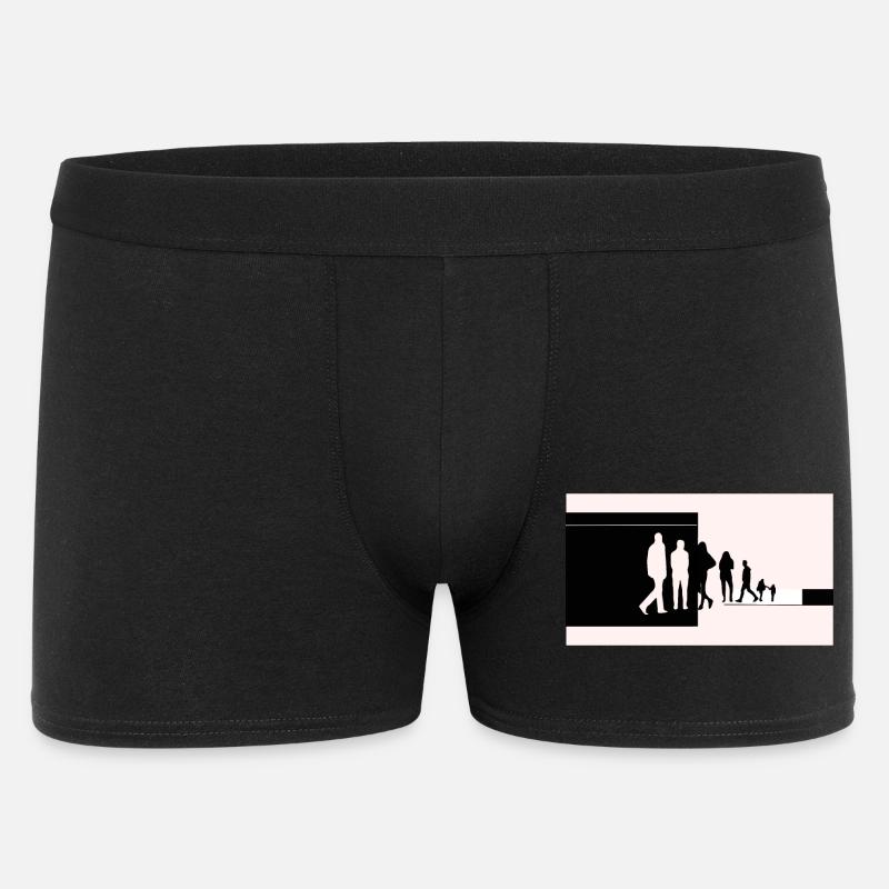 Silhouettes in transition - Men's Boxer Shorts - black