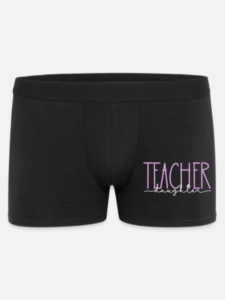 Enseignant Fille Fière Mignon Cadeau - Boxer Homme - noir