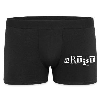 Artist Typography - Men's Boxer Shorts - black - Front