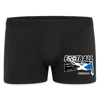 La fièvre du football en Écosse - Boxer Homme - noir - Devant