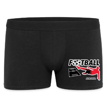 Fièvre du football Albanie - Boxer Homme - noir - Devant