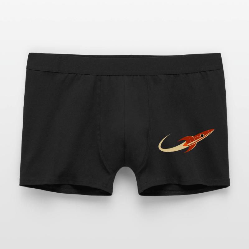 Fusée spatiale rouge Boxer Homme