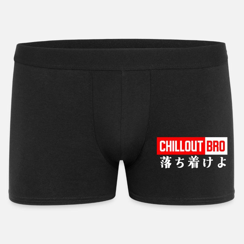 Chillout Bro (Ochitsukeyo) - Boxer Homme - noir