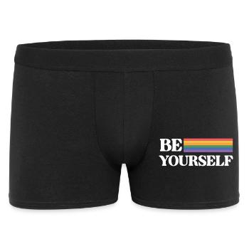 LGBT Pride Month - Be Yourself - Men's Boxer Shorts - black - Front