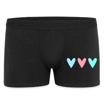 COEUR. MERCI. MAÎTRESSE. MAÎTRE. MERCI MAÎTRESSE. - Boxer Homme - noir - Devant