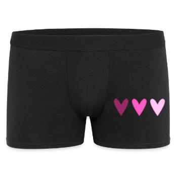 COEUR. MERCI. MAÎTRESSE. MAÎTRE. MERCI MAÎTRESSE. - Boxer Homme - noir - Devant