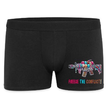 Crème glacée Conflict Freeze - Boxer Homme - noir - Devant