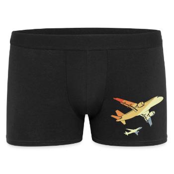Avions Rétro - Boxer Homme - noir - Devant